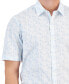 Фото #3 товара Men's Geo-Pattern Shirt, Created for Macy's