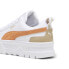 Фото #3 товара Puma Mayze Leather 38198337 Womens White Leather Lifestyle Sneakers Shoes
