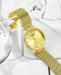 ფოტო #3 პროდუქტის Women's Gold-Tone Mesh Bracelet Watch 38mm