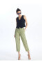 Фото #1 товара LCW Beli Lastikli Düz Keten Karışımlı Kadın Pantolon