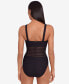 Фото #2 товара Women's Square-Neck One-Piece Swim Suit