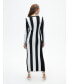Women's Striped Long Dress