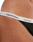 Фото #4 товара Calvin Klein modern logo string bikini brief in black