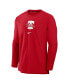 Men's Red Philadelphia Phillies Authentic Collection Player Performance Pullover Sweatshirt