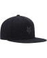 Men's Black Snapback Hat