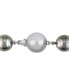 Фото #4 товара Cultured Tahitian Pearl (10-12-1/2mm) Strand 18" Collar Necklace