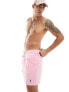 Фото #1 товара Polo Ralph Lauren Traveler icon logo swim shorts in pink