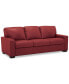 Фото #10 товара Ennia 82" Leather Queen Sleeper Sofa, Created for Macy's