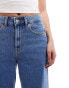 Фото #8 товара JJXX Tokyo high waisted wide leg jeans in mid blue