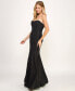 Фото #3 товара Juniors' Corset Strapless Gown, Created for Macy's