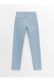 Фото #2 товара Jeans Straight Fit Kadın Jean Pantolon