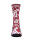 Фото #3 товара Men's and Women's Socks Washington State Cougars Allover Logo and Paint Crew Socks