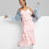 Women's Ruffle Midi Dress - Wild Fable Pink L