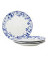 Фото #1 товара Bloomington Road Set of 4 Salad Plates, 8 1/4"