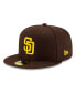 ფოტო #3 პროდუქტის Men's Brown San Diego Padres 2024 MLB World Tour Seoul Series 59FIFTY Fitted Hat