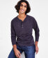ფოტო #1 პროდუქტის Men's Long-Sleeve Raglan Shirt, Created for Macy's