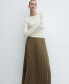 ფოტო #11 პროდუქტის Women's Pleated Long Skirt