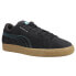 Фото #2 товара Puma Pl Suede Lace Up Mens Black Sneakers Casual Shoes 306983-01