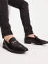 Фото #4 товара Office lemming bar loafers in black leather