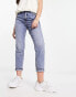 River Island high rise mom jean in light blue