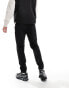 Фото #3 товара Brave Soul slim fit ripstop trousers in black