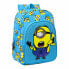 School Bag Minions Minionstatic Blue (26 x 34 x 11 cm)