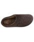 ფოტო #3 პროდუქტის Men's Preston Heather Knit Hoodback Slippers