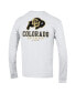 Men's White Colorado Buffaloes Team Stack 3-Hit Long Sleeve T-shirt