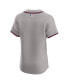 Фото #2 товара Men's Gray Atlanta Braves Road Elite Jersey