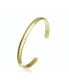 ფოტო #1 პროდუქტის RA 14K Gold Plated Leaf Cuff Bracelet