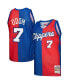 Men's Lamar Odom Royal, Red LA Clippers Hardwood Classics 2000-01 Split Swingman Jersey Красно-синий, XL - фото #2