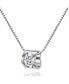 ფოტო #1 პროდუქტის Cubic Zirconia Heart Pendant Necklace