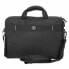 Фото #7 товара Manhattan Helsinki Eco Friendly Laptop Bag 14.1" - Top Loader - Black - Padded Notebook Compartment - Front and Multiple Interior Pockets - Padded Handle - Trolley Strap - Recycled Materials - Black - Shoulder Strap (removable) - Notebook Case - Three Year Warranty