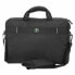 Manhattan Helsinki Eco Friendly Laptop Bag 14.1" - Top Loader - Black - Padded Notebook Compartment - Front and Multiple Interior Pockets - Padded Handle - Trolley Strap - Recycled Materials - Black - Shoulder Strap (removable) - Notebook Case - Three Year Warranty