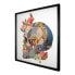Фото #6 товара Картина ADM Home Collection 3D-Коллаж Череп с цветами
