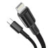 Kabel przewód do iPhone USB-C - Lightning szybkie ładowanie 20W 2m - czarny