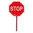 ATM Stop sign with metal handle