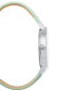 ფოტო #1 პროდუქტის Women's Green Strap Watch 38mm Set, Created for Macy's