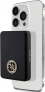 Powerbank Guess Guess Powerbank indukcyjny 15W GUPBM5AL4DMK 5000mAh czarny/black MagSafe 4G Strassed Metal Logo - фото #3