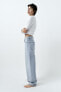 Mid-rise tailored balloon jeans