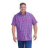 Фото #1 товара Big & Tall Short-Sleeve Plaid Sport Shirt