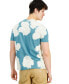 Фото #2 товара Men's More Vibes Tie-Dyed Graphic Crewneck T-Shirt