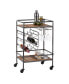 Фото #1 товара Chinese Fir and Metal Industrial Bar Cart