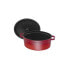 Zwilling STAUB LA COCOTTE - Casserole baking dish - Oval - Cast iron - Ceramic - Gas - Halogen - Induction - Sealed plate - Cherry - Enamel