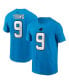 Фото #1 товара Nike Men's Bryce Young Blue Carolina Panthers 2023 NFL Draft First Round Pick Player Name Number T-Shirt