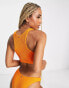 Rhythm surf tank top in bright orange