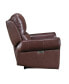 Фото #4 товара White Label Florentina 39" Leather Match Power with Power Headrest Reclining Chair