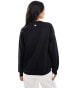 Фото #2 товара The Couture Club varisty crew neck in black