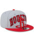 Фото #3 товара Men's Gray, Red Houston Rockets Tip-Off Two-Tone 9FIFTY Snapback Hat