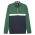 Фото #1 товара Puma Pure Colorblock Quarter Zip Pullover Mens Size XXL Casual Tops 62588704